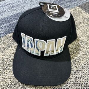 NWT Black Robin Ruth Japan Baseball Hat